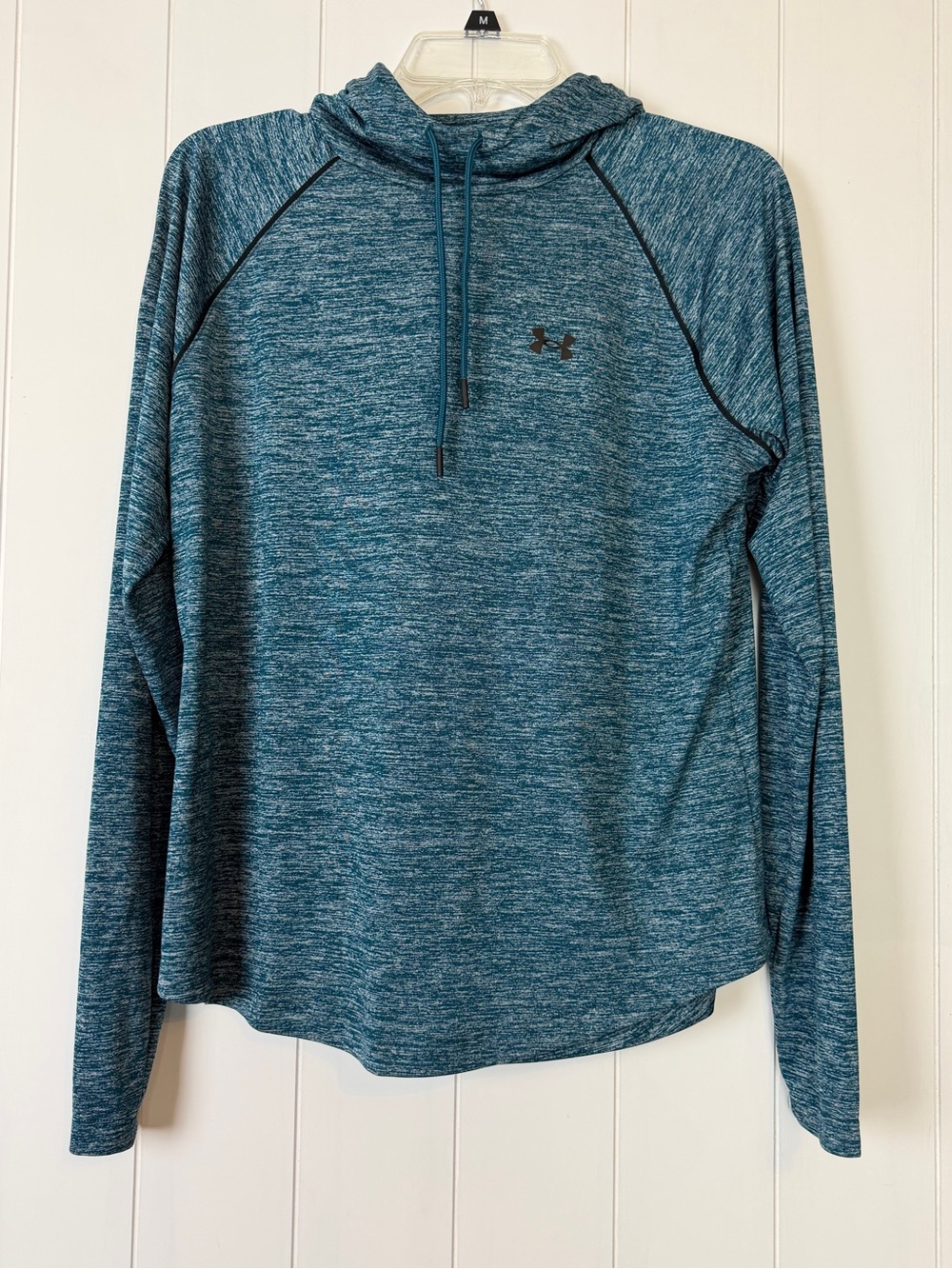 Under Armour Women's Teal Heather Hooded Long Sleeve